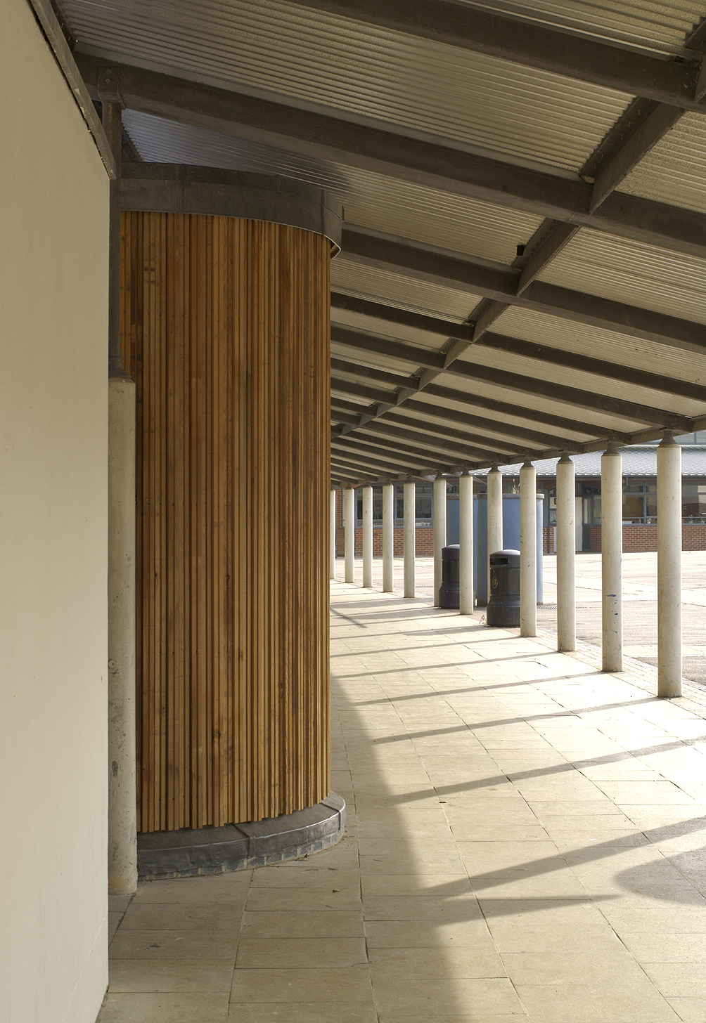 New Hygiene Room and student reception area in restricted site location.